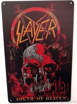 Plechové cedule-Slayer,Metallica,Master'sHammer,Death..META - 5