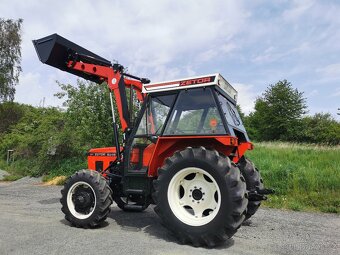 ZETOR 6245 S ČELNÍM NAKLADAČEM S TP A SPZ - 5