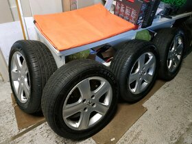 ALU kola Peugeot 4x108 r16 Originál, Zánovní pneu 8mm - 5