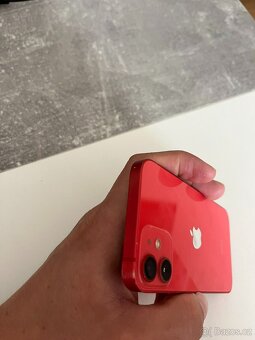 Iphone 12 mini, 256 GB red, hezký stav, cena k jednání - 5