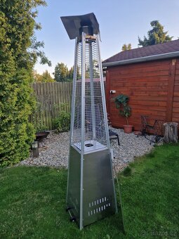 Plynový ohřívač Meva Pyramida - nový, ale nutno dokoupit díl - 5