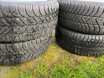 4x alu disky VW 5x112 R16, zimní pneu - 5