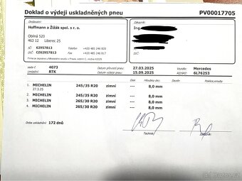 4x Zimní pneu Michelin 245/35 R20 - 5