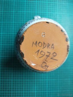 Fajánsový džbán šalebný - žertovní - 5