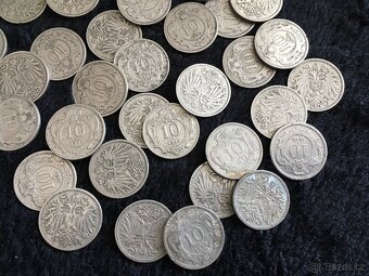 50 kusů 10 hellerů. mince Rakousko Uhersko - 5