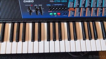 Prodám přenosné hrající klávesy Casio CTK-120 i na baterie . - 5