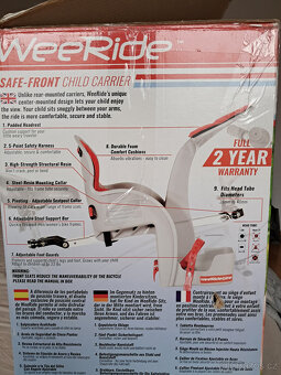 Cyklosedačka WeeRide Safe-front - 5