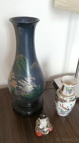 Váza 2x, malá soška budhy - Z DĚDICTVÍ - 5
