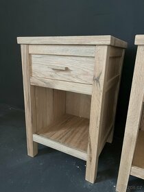 Noční stolek Klasik z dubového dřeva - 5