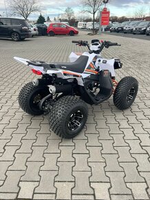 Dětská čtyřkolka FUN 125cc 3G8 - bílo oranžová - 5