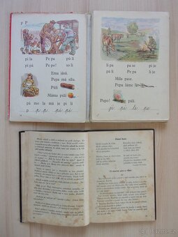 STARÝ SLABIKÁŘ r. 1966 a ČÍTANKA PRO OBECNÉ ŠKOLY r. 1948 - 5
