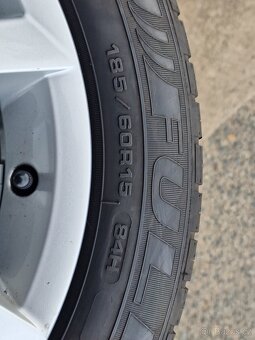 185/60/15 Letní alu kola Škoda Fabia III 5x100 DOT2022 - 5