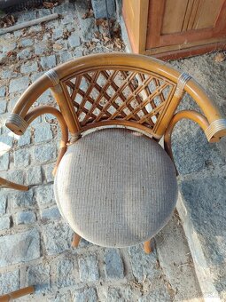 Ratanový jídelní set pro dva - 5