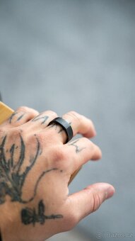 Chytrý prsten OURA RING v.4 STEALTH hranatý velikost 12 - 5