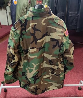 Bunda M65 woodland vel.L/L nenošená USA - 5