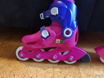 Kolečkové brusle, rostoucí-nastavitelná vel. 28-30 - 5