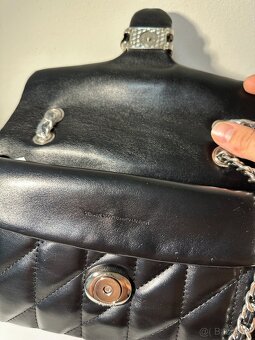 🖤 Exkluzivní prošívaná kožená kabelka Coach Tabby 26 s řetě - 5