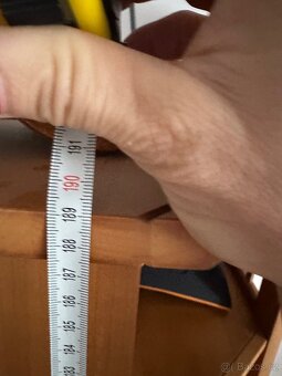 Dřevěná rohová police -masiv - 5