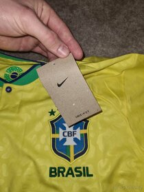 Fotbalový dres  Nike - Brazílie žlutý - 5