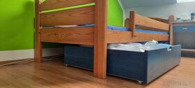 Kvalitní dřevěná postel 90x200 - masiv, žádná náhražka - 5