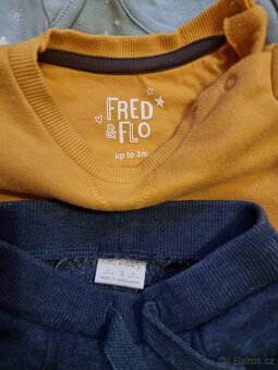 Set F&F velikost 62, body, teplákovka, pyžamko - 5