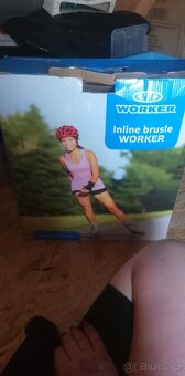 Kolečkové brusle rostoucí, značky Worker - 5