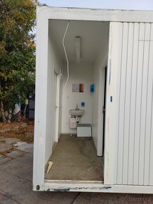 Použitá sanitární buňka WC a sprchy, sanitární kontejner - 5