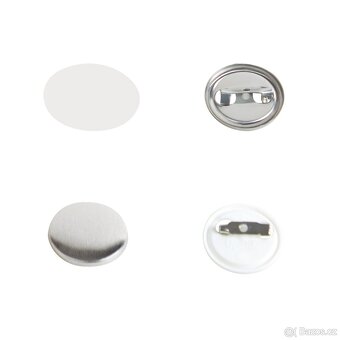 Sada placek se špendlíkem 500 ks - 58 mm - 5