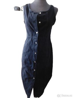 Dámské džínové značkové šaty-Nové-Levis-vel.S - 5