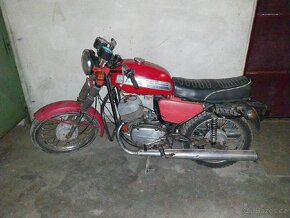 Jawa 350 634, stary madarsky TP so strihnutym rihom - 5