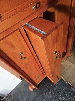 Komoda + rohová vitrína - masiv - Třebíčsko - 5