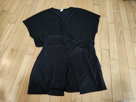 Dámské černé midi  šaty zn. HM - 5