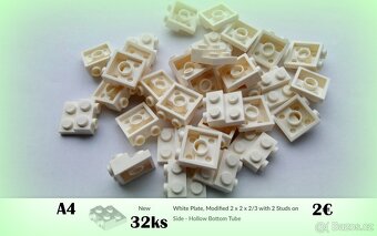 A Lego® Originál Diely biele (ako nové, nehrané) - 5