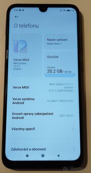 Prodám mobil Xiaomi Redmi Note 7,4GB/128GB, Stav B+, n.bat. - 5