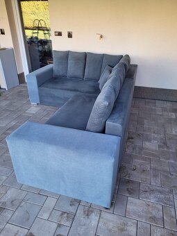 Zánovní rohová sedací souprava - 5