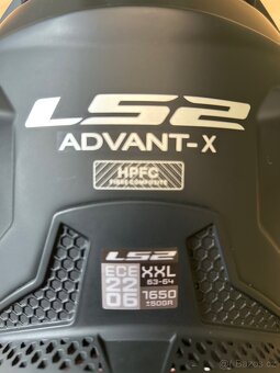 Silniční překlápěcí přilba LS2 Advant X solid (2XL) - 5
