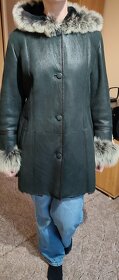Dámský kožený kabát - 5