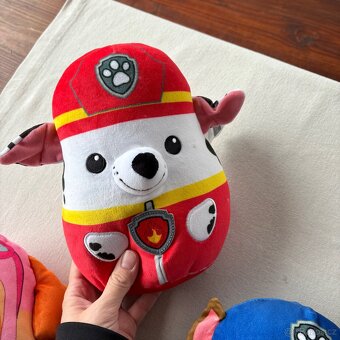 Tlapková Patrola | 3x měkký squish polštářek - 5