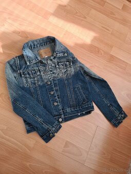 Riflová bunda dětská džíska - nová - 5