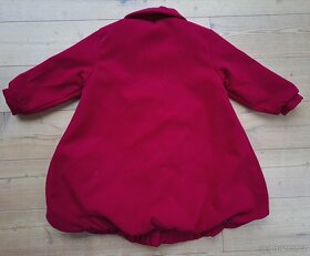 Tmavě červený flaušový kabát Havoc vel. 5-6 let - 5