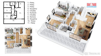 Prodej bytu 4+kk, 117 m², Horoměřice, ul. Karla IV. - 5