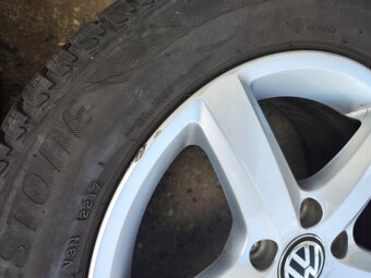 16"zimní alu sada Aspen 5x112 origo Golf 7 6 Caddy Touran - 5