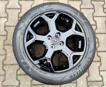 Alu kola originál Opel Mokka 4x108 R18 KRÁSNÁ TOP SADA - 5