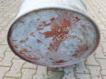 Plechový sud 200 litrů s bočním uzávěrem - 5