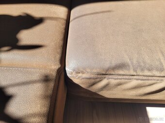 Rohová sedací souprava hnědá - Kika - 5