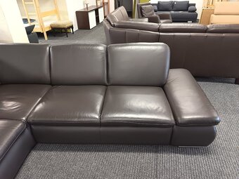 Sedací souprava rohová - kůže - 5