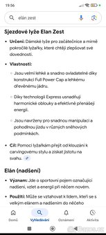 Dámské lyže Elan Zest 146 cm - 5