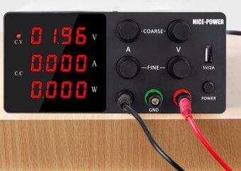 Laboratorní zdroj 0-30V/0-10A černý - 5