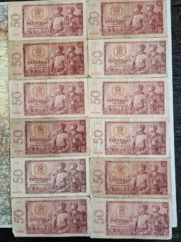 Bankovky Československo 50 Kčs - 5
