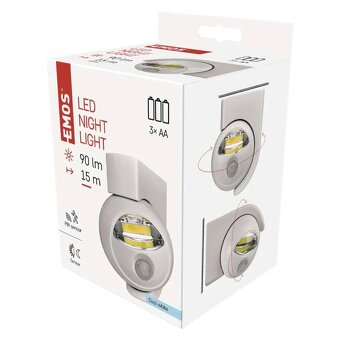 LED světlo na pohybové čidlo a baterky - 5